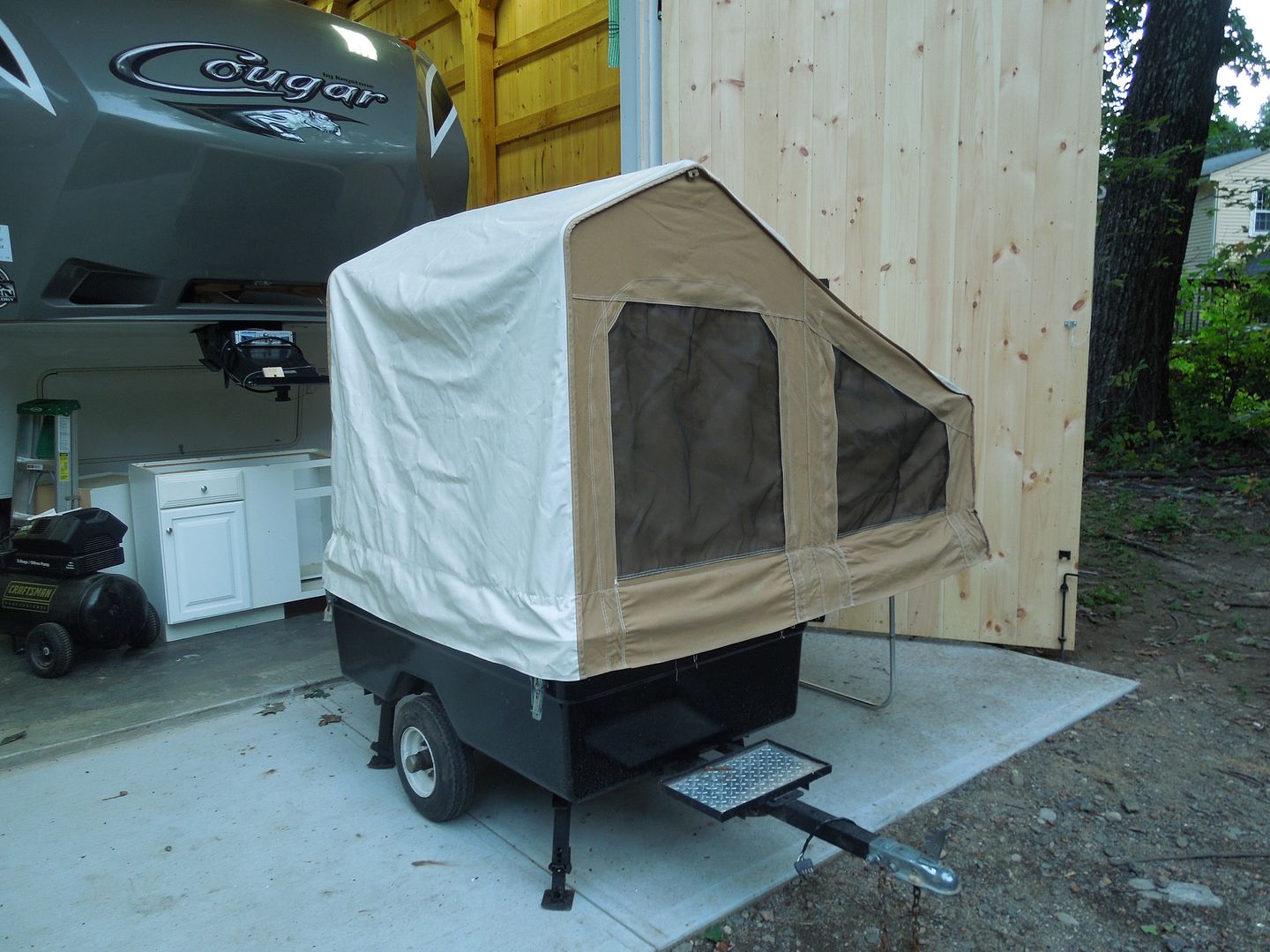 kwik kamp motorcycle camper